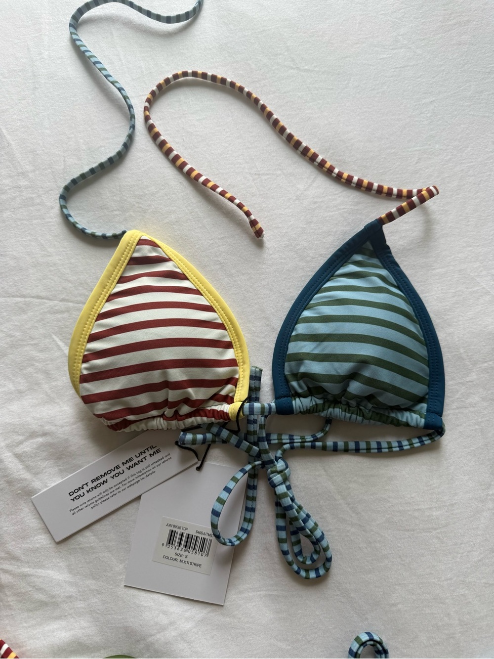 With Jean Junie Bikini in Multi Stripe - Picture 3 of 4